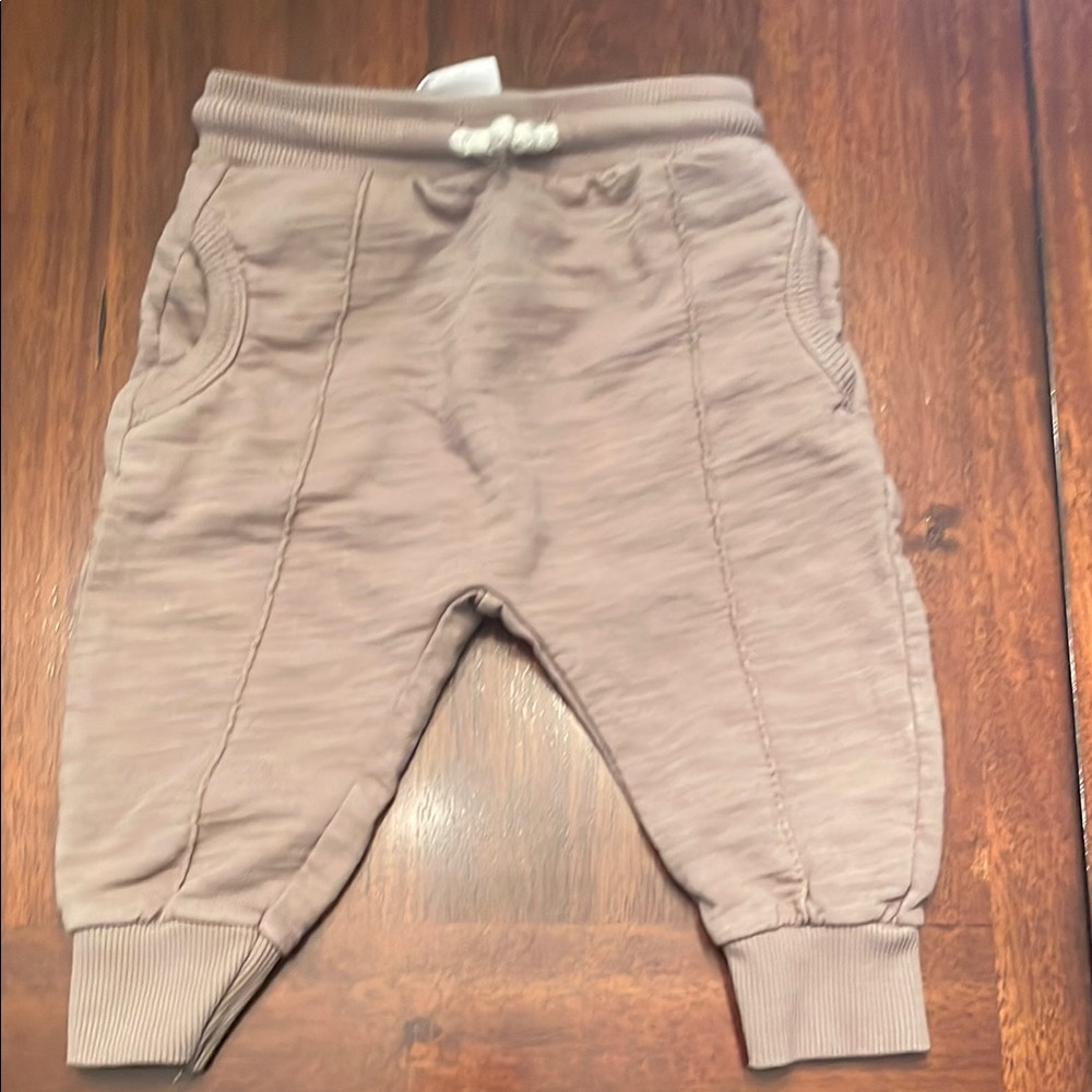 Zara Tan Jogger Sweatpants Relaxed Fit